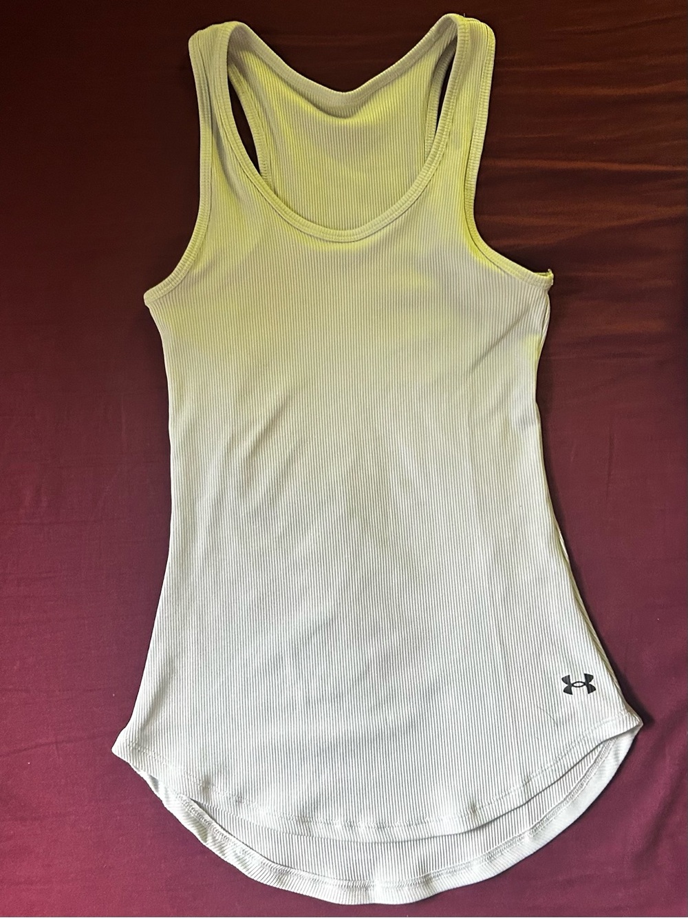 Under Armour Women’s Light Blue/Grey Ribbed Racerback Tank